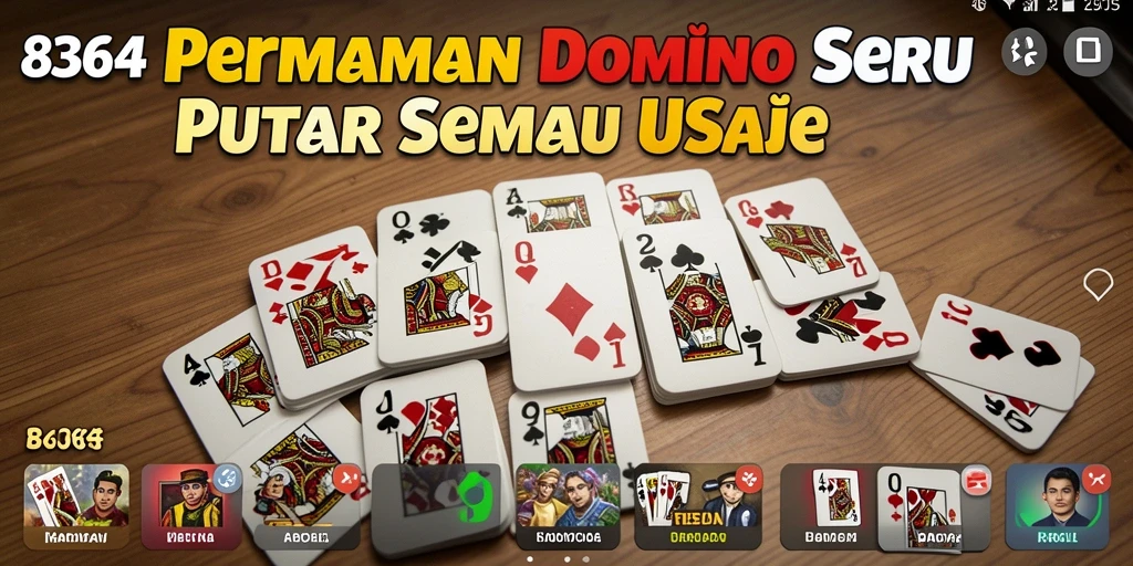 Tampilan gameplay menarik dari permainan Domino 8364.