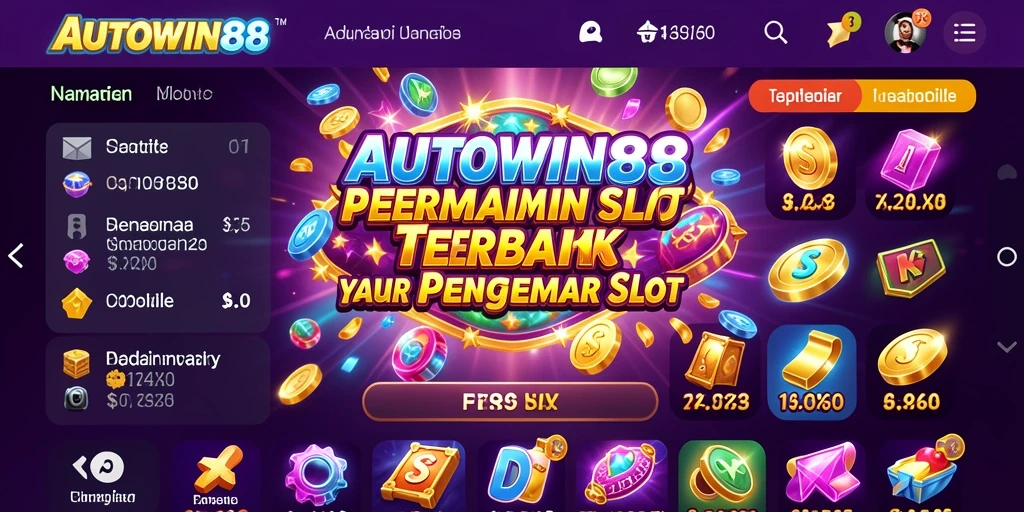 Tampilan gameplay mengasyikkan dalam AUTOWIN88 dengan berbagai tema slot.