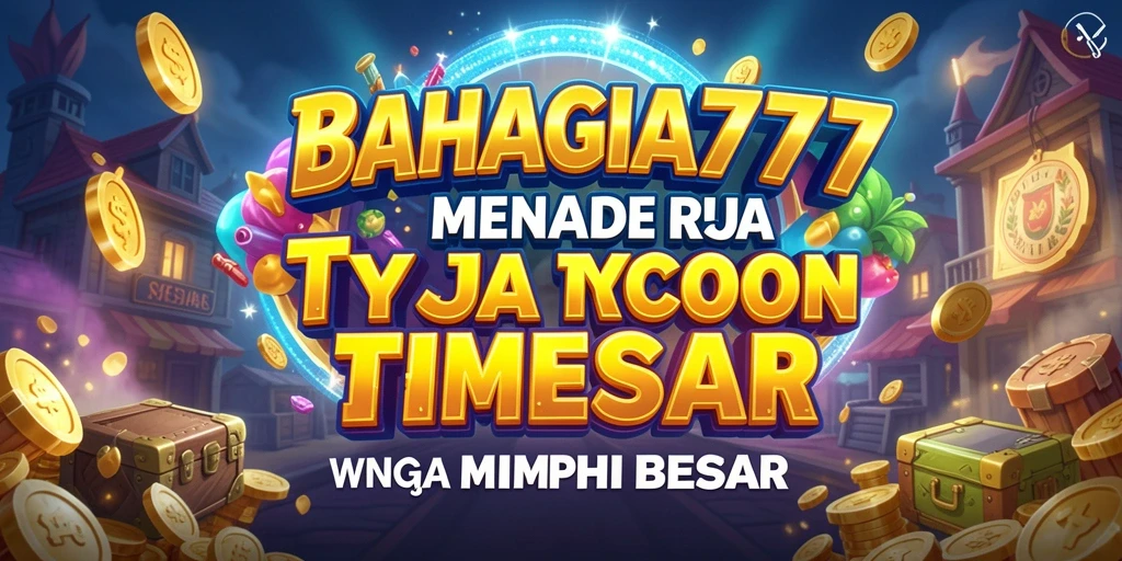 Screenshot menampilkan gameplay seru di BAHAGIA777, fokus pada pengelolaan bisnis.