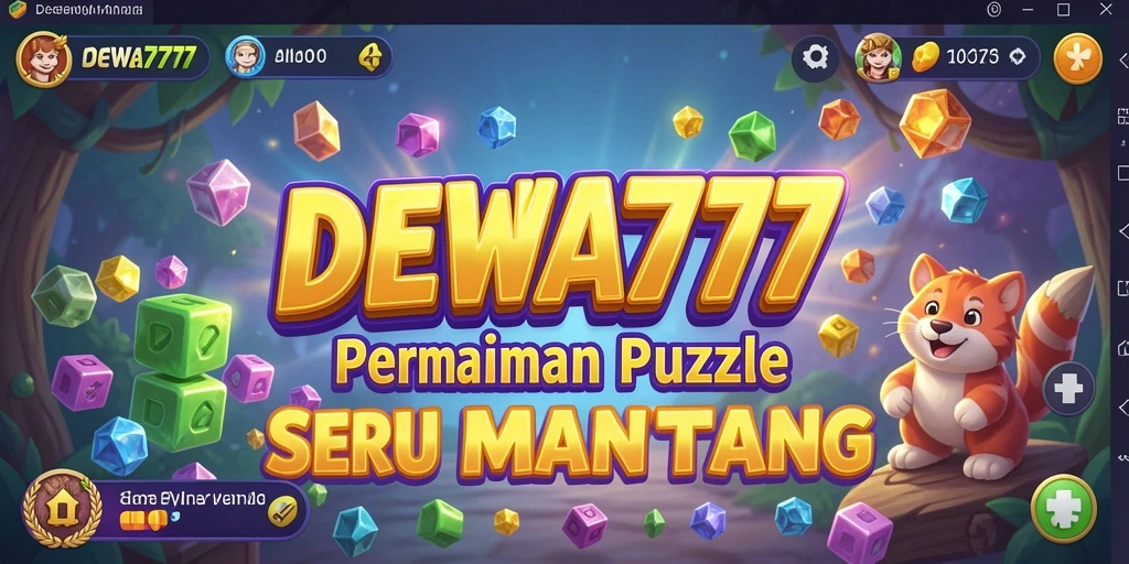 Screenshot gameplay DEWA777 menampilkan tantangan Puzzle yang seru.