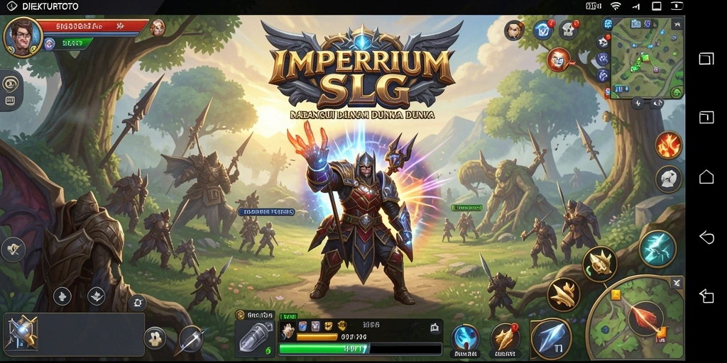 Tampilan gameplay epik dari DIREKTURTOTO dalam aksi SLG.