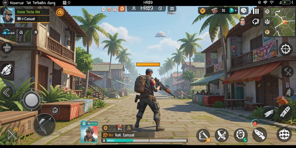 Tampilan gameplay HR89 yang seru dan interaktif.