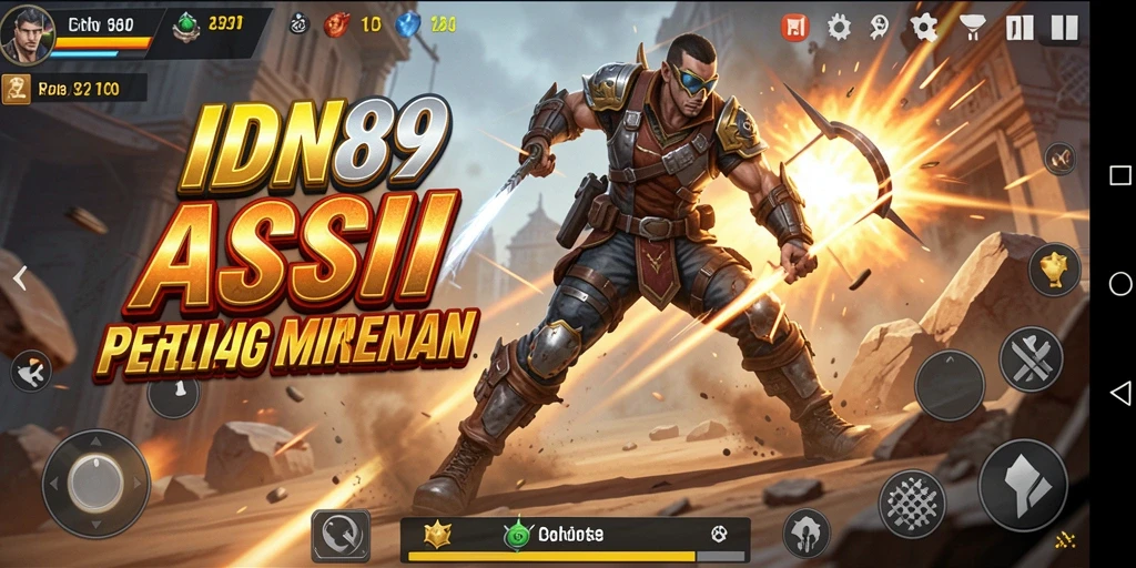 Tampilan utama gameplay IDN89 dengan aksi mendebarkan.