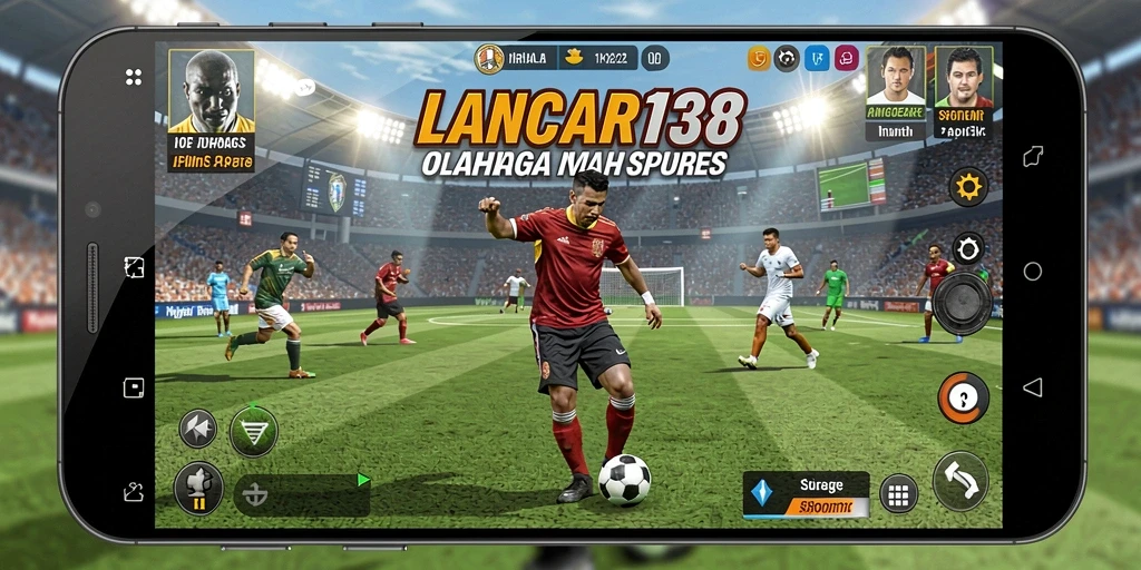Screenshot gameplay <strong>LANCAR138</strong> menunjukkan momen mendebarkan dalam pertandingan olahraga.