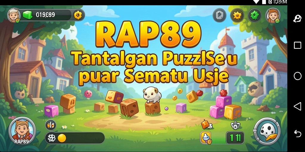 Tampilan gameplay RAP89 yang menantang dan seru saat memecahkan teka-teki.