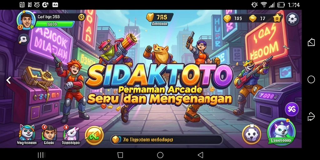 Gameplay seru dan menantang SIDAKTOTO dengan grafik yang memukau.