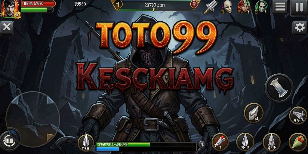 Screenshot gameplay TOTO99 menunjukkan suasana menyeramkan dan menegangkan.